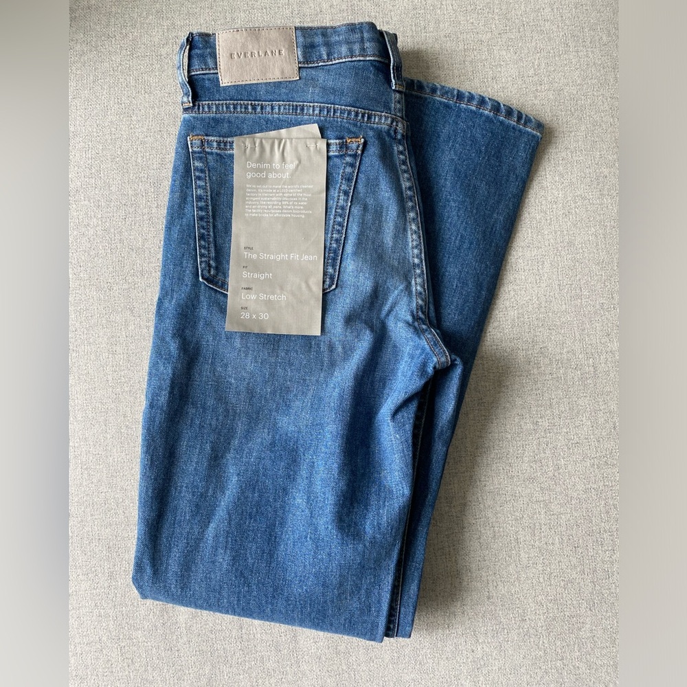 NWT Everlane Straight Leg Jeans